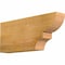 Ekena Millwork Ridgewood Rough Sawn Rafter Tail, Western Red Cedar, 4"W x 10"H x 24"L RFT04X10X24RID00RWR - alternate 1